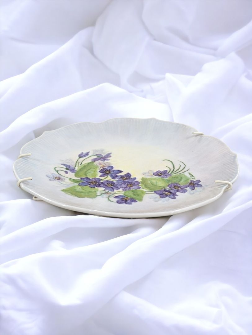 Vintage Hand Painted Plate