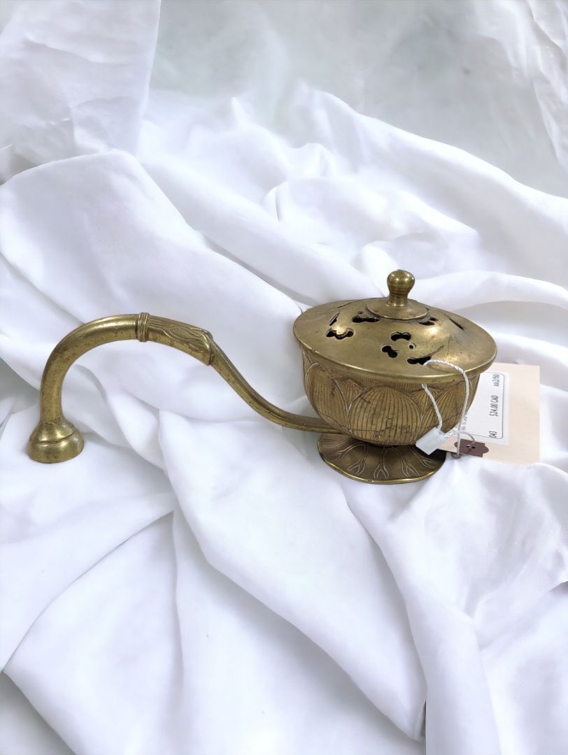 Vintage Sarna Brass Incense Burner