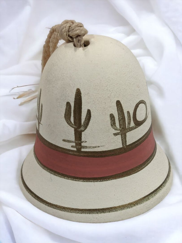 Bell Hand Painted Native Desert Ornament