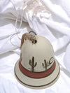 Bell Hand Painted Native Desert Ornament