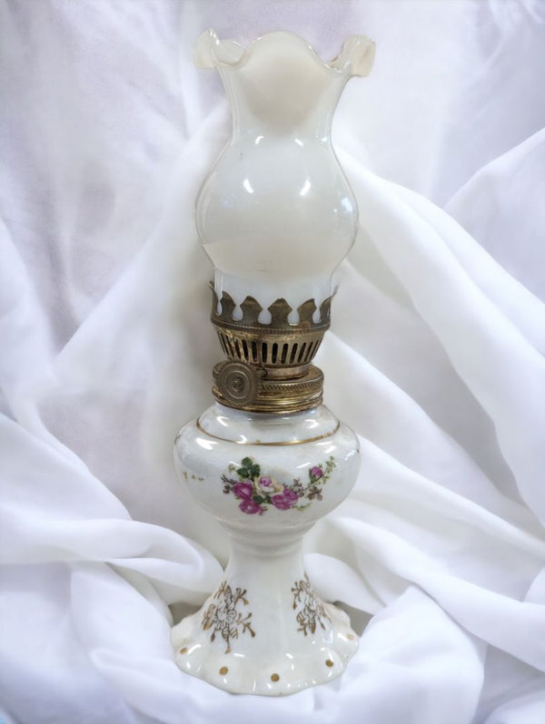Vintage Miniature Oil Lamp