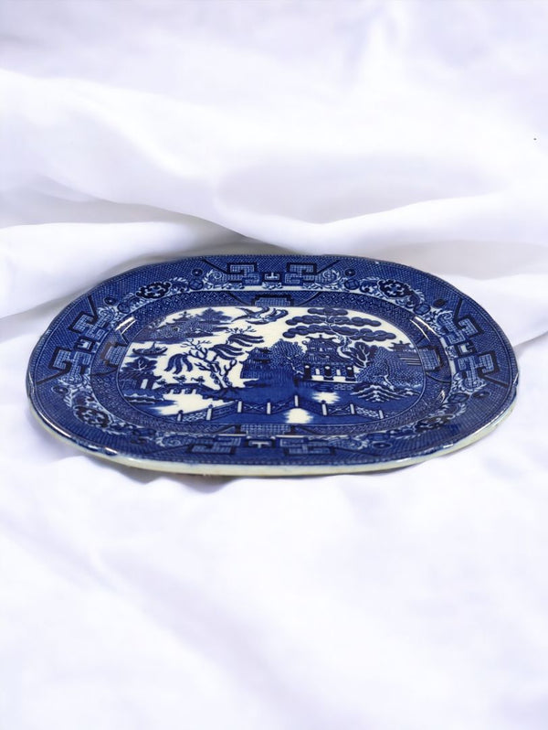 Vintage Allertons Blue Willow Plate