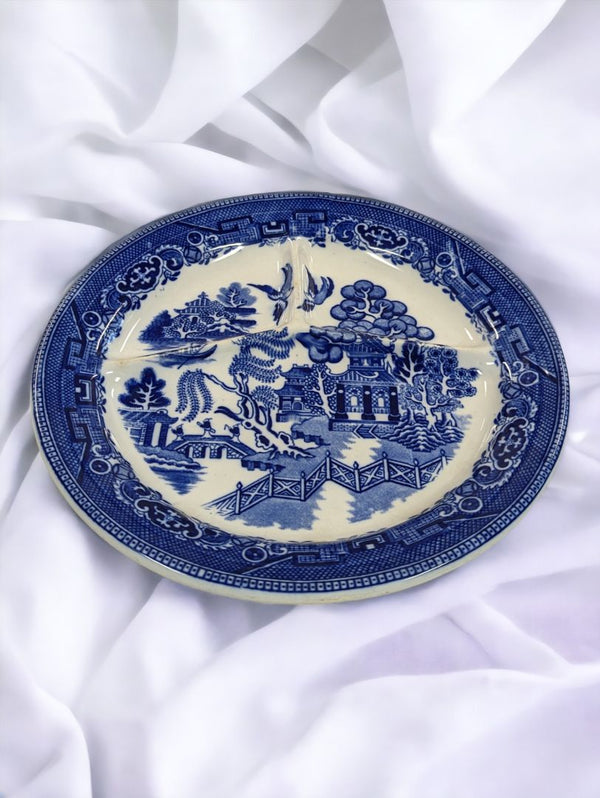 Vintage Allertons Blue Willow Plate
