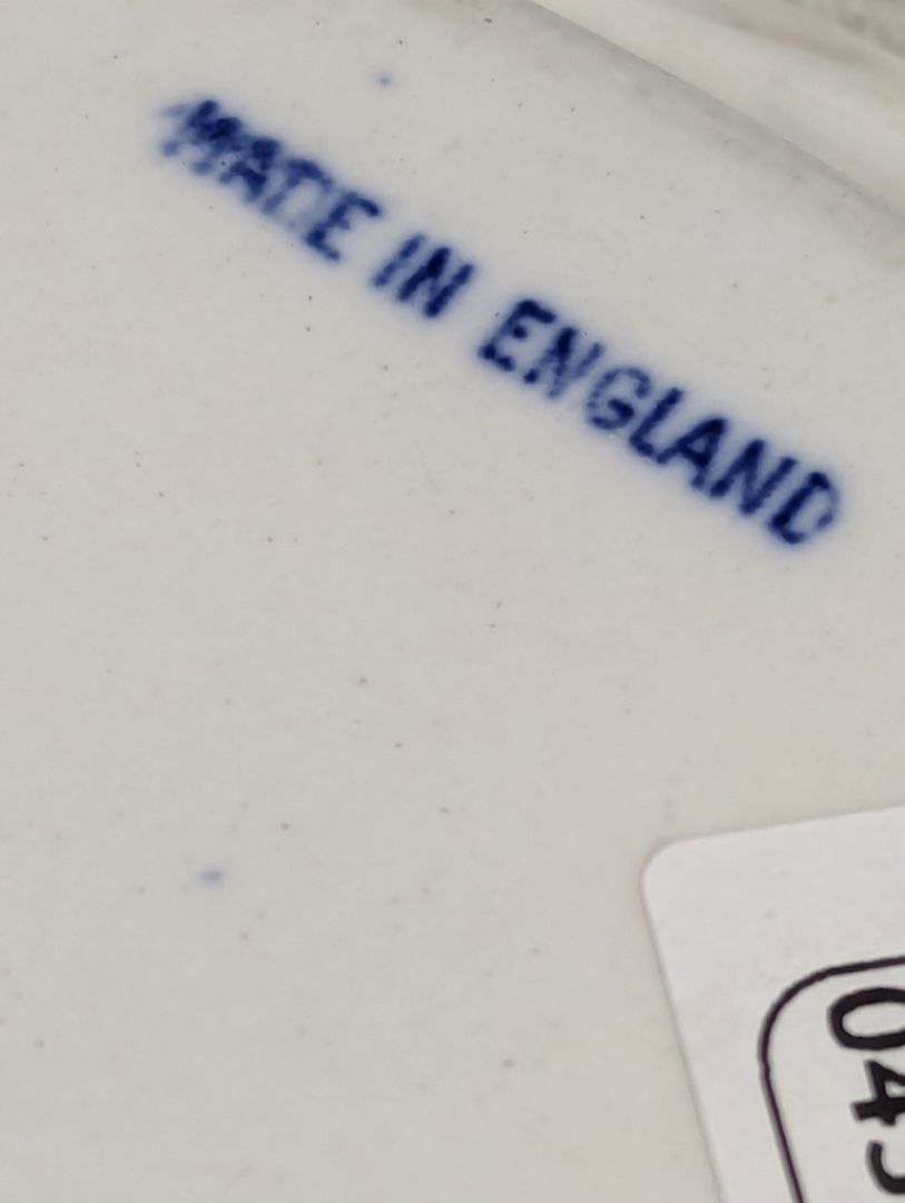 Vintage Allertons Blue Willow Plate