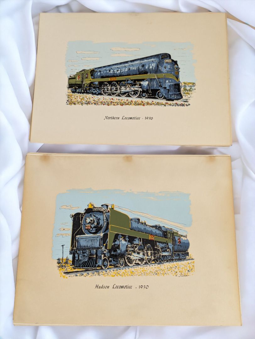 Vintage Portfolio of Canadian National Locomotives