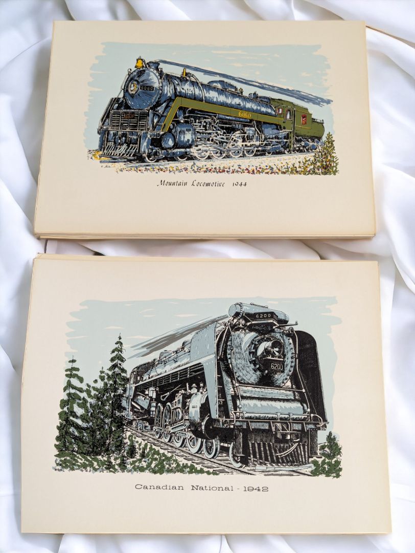 Vintage Portfolio of Canadian National Locomotives