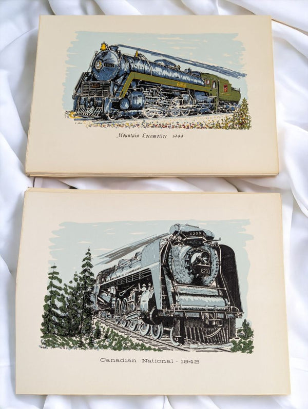 Vintage Portfolio of Canadian National Locomotives