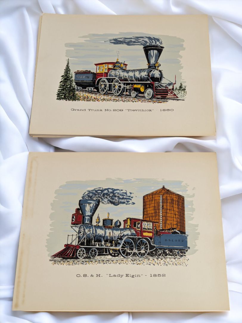 Vintage Portfolio of Canadian National Locomotives