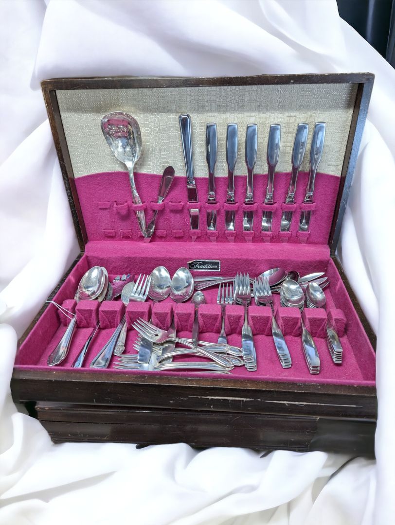 62 Pieces of Mixed Silverware