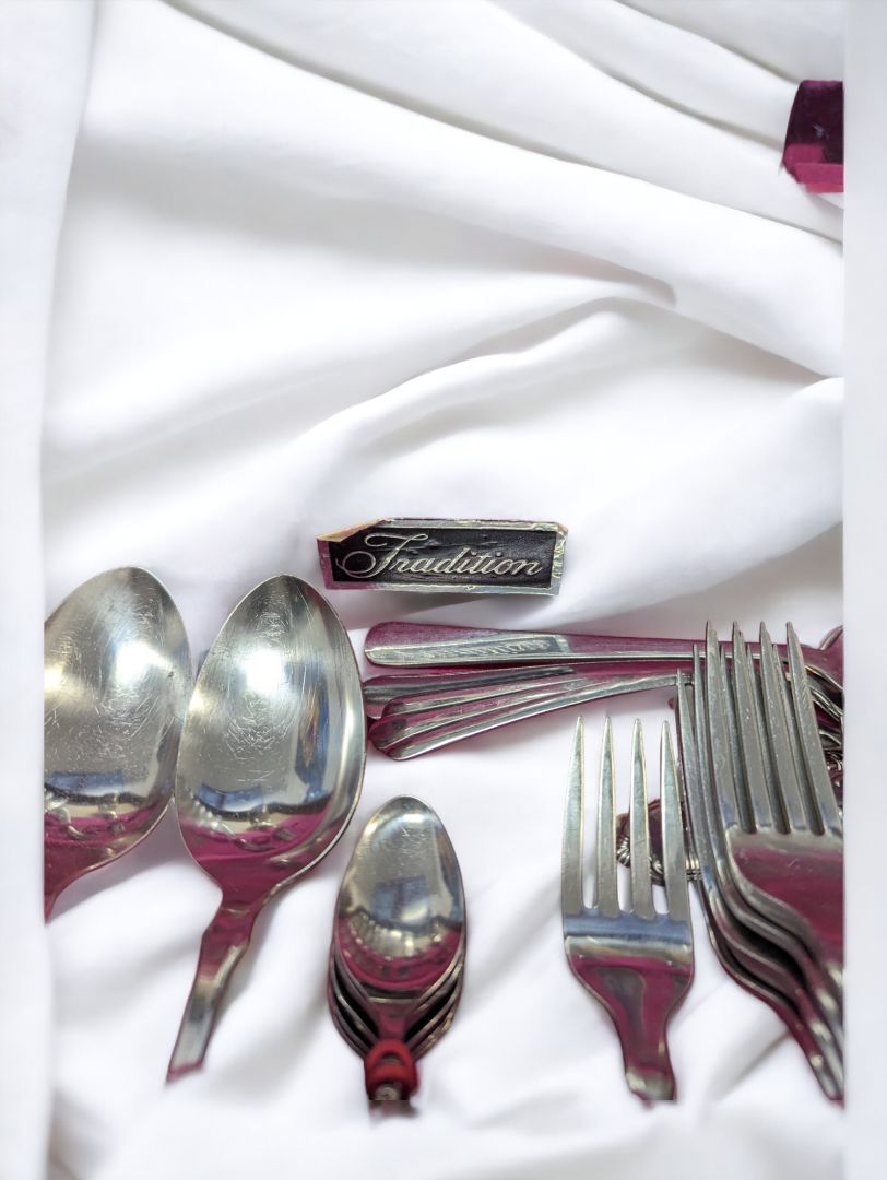 62 Pieces of Mixed Silverware
