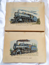 Vintage Portfolio Of Canadian Pacific Steam Locomotives