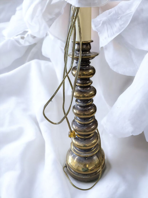 Vintage Heavy Brass Table Lamp