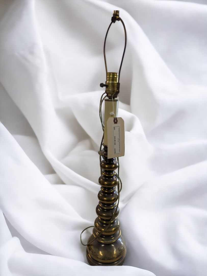 Vintage Heavy Brass Table Lamp