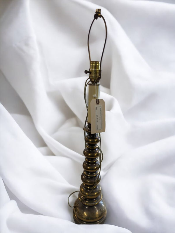 Vintage Heavy Brass Table Lamp