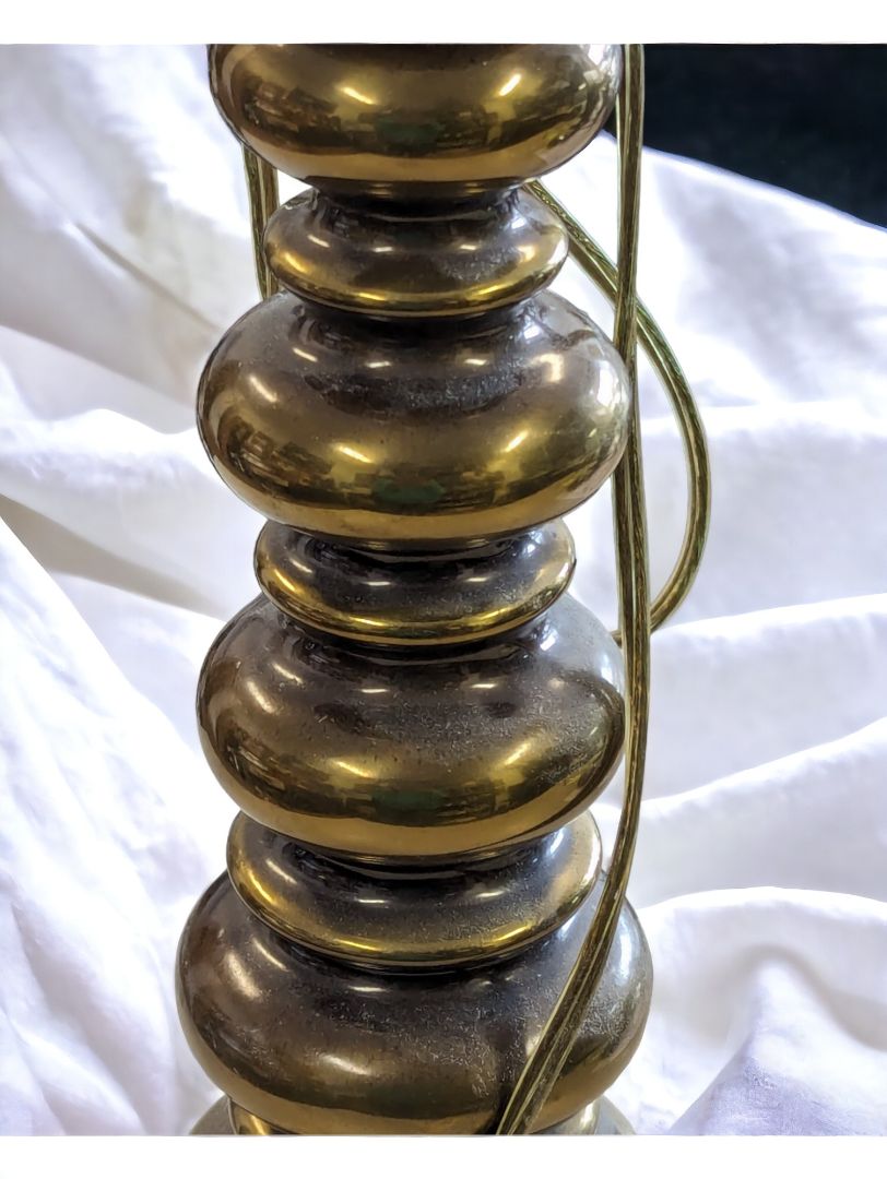 Vintage Heavy Brass Table Lamp