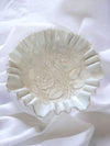 White Vintage Milk Glass Bowl | Classic Elegance for Your Table