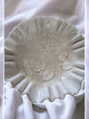 White Vintage Milk Glass Bowl | Classic Elegance for Your Table