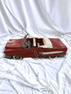Red  Vintage Tin Cabriolet 1950s Classic