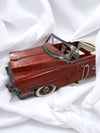 Red  Vintage Tin Cabriolet 1950s Classic