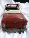 Red  Vintage Tin Cabriolet 1950s Classic