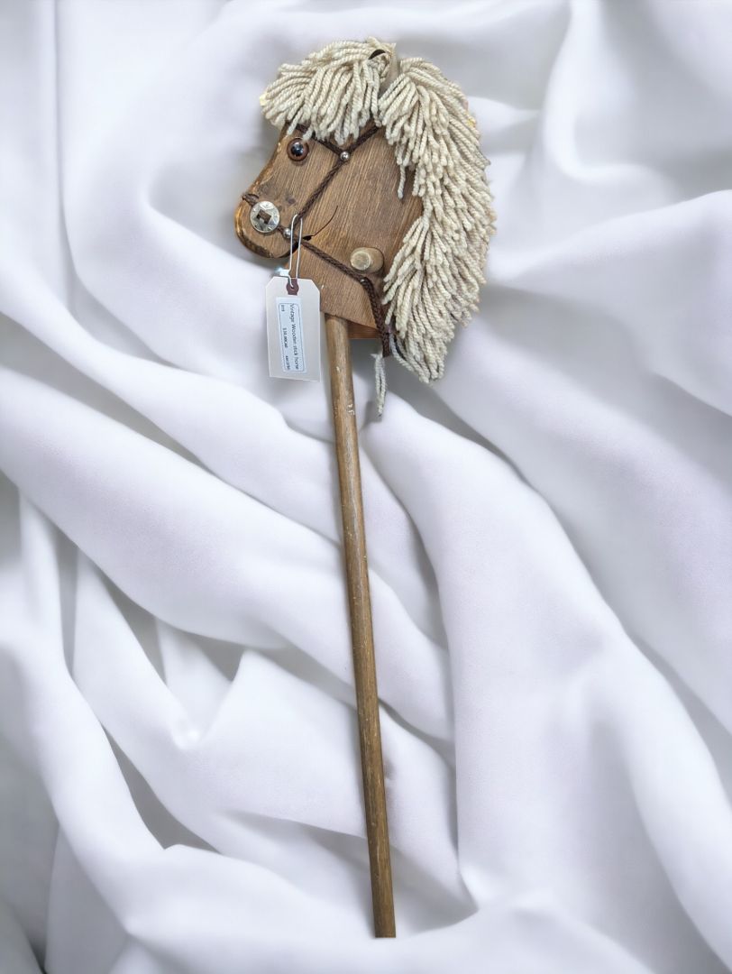 Vintage Wooden Stick Horse