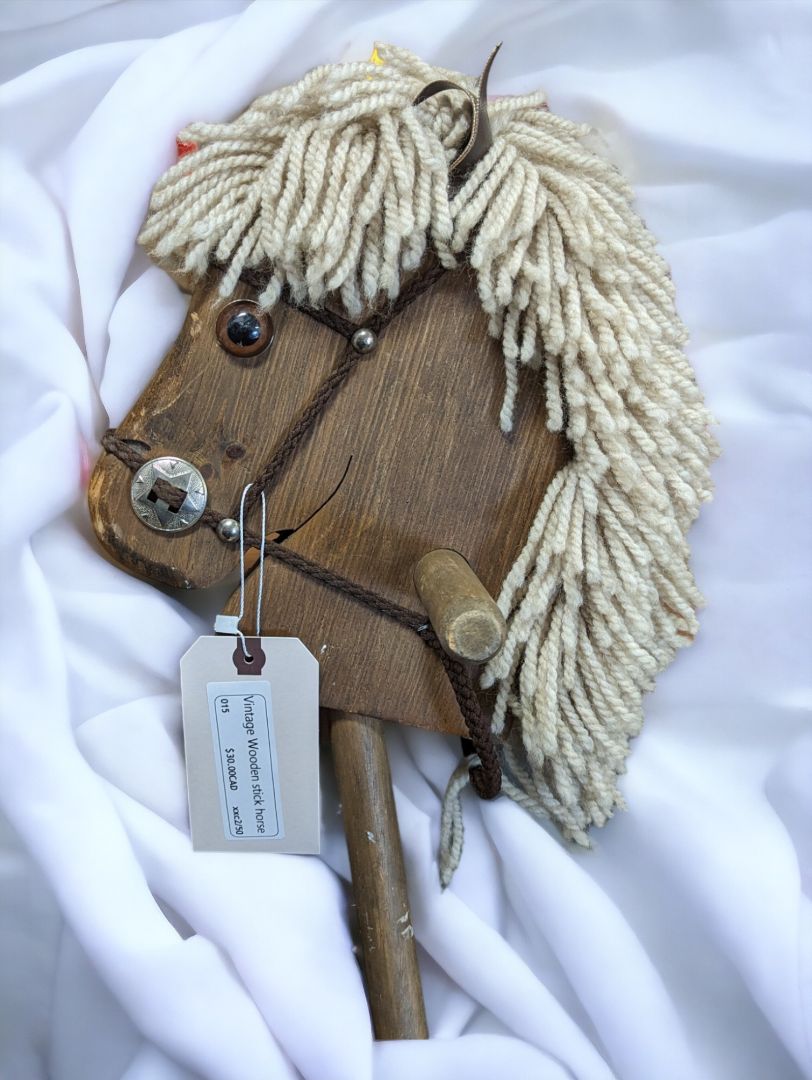 Vintage Wooden Stick Horse