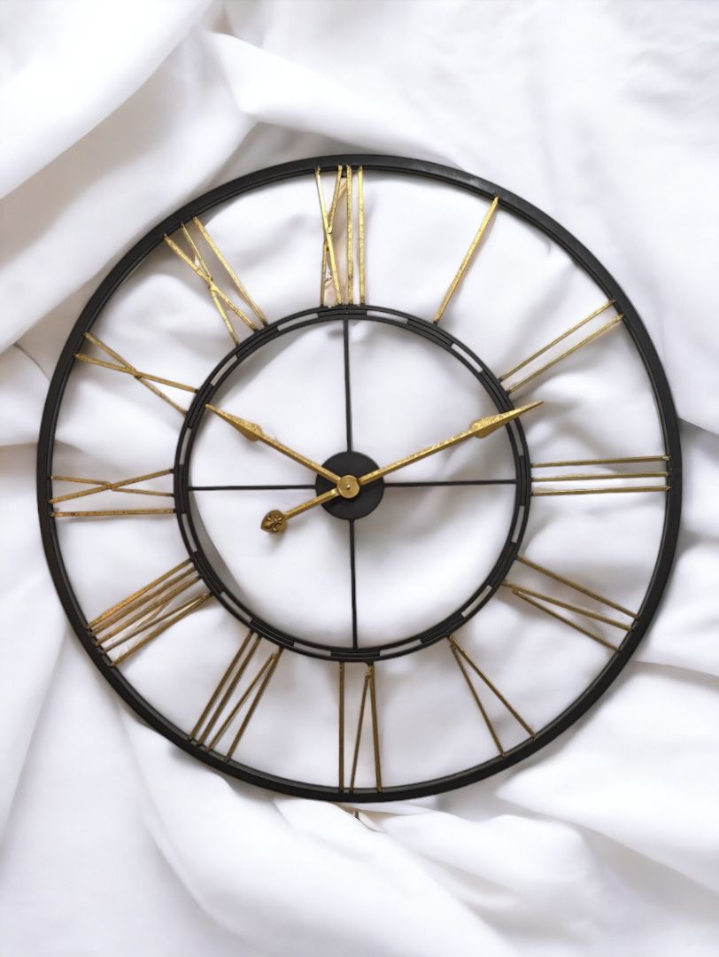 Roman Numeral Large Wall Clock