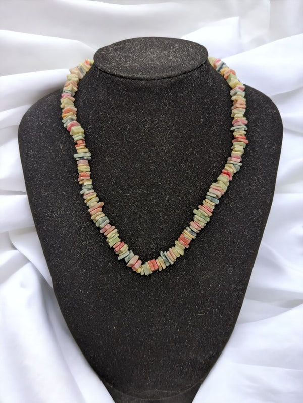 Multi-Coloured Shell Chip Necklace