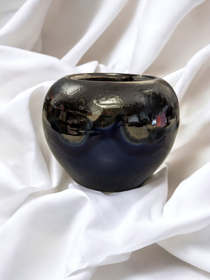 Blue & Black two tone pottery
