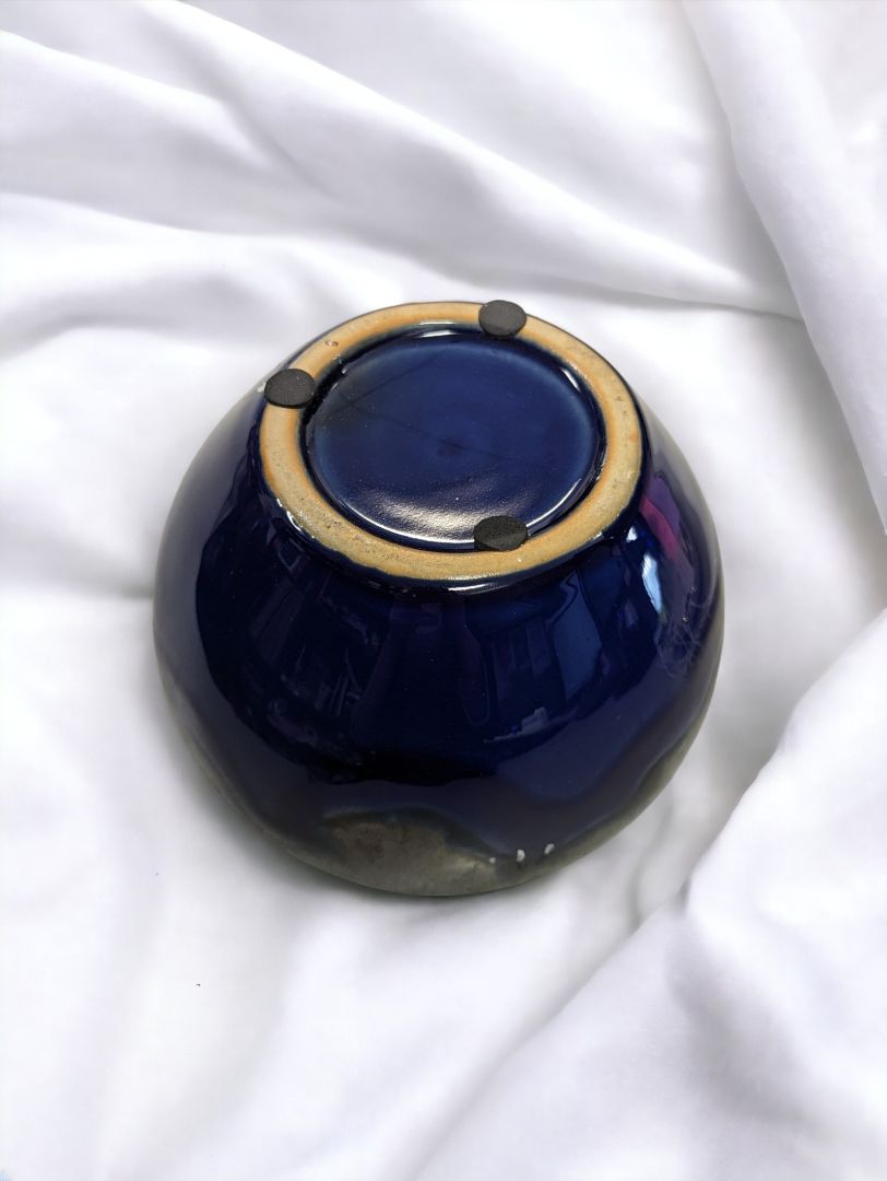 Blue & Black two tone pottery