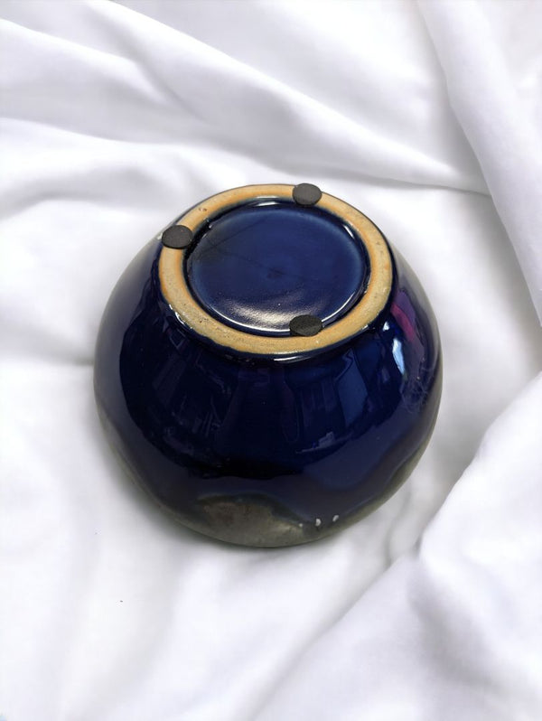 Blue & Black two tone pottery