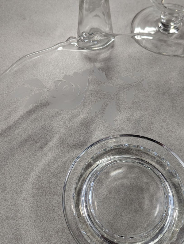 Etched Glass Set