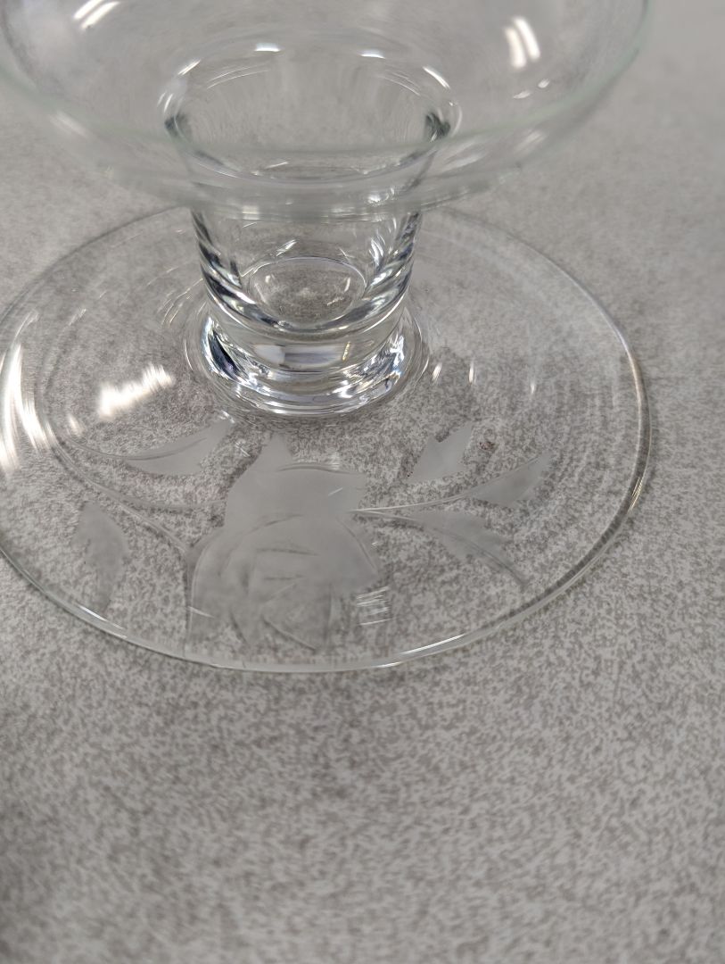 Etched Glass Set