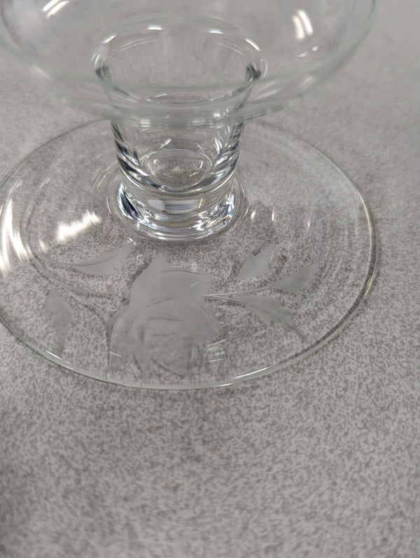 Etched Glass Set
