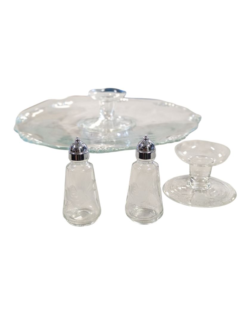Etched Glass Set