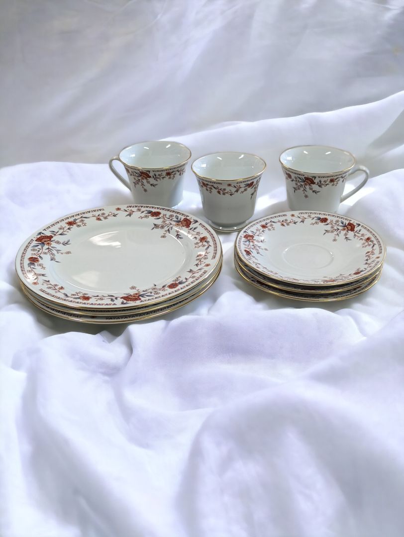 Tea Cup, saucers and Plate set