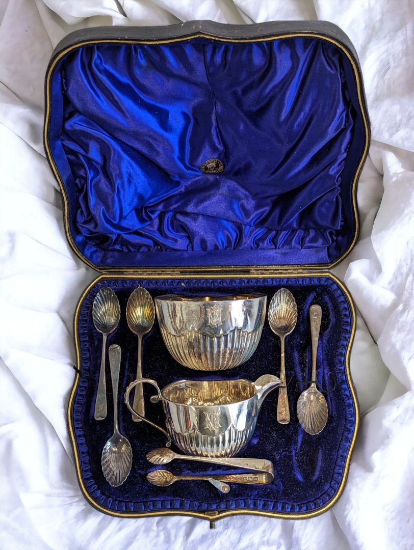 Victorian Silver Tea-Time Set 1900s