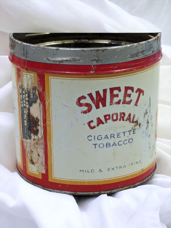 Vintage Sweet Caporal Tobacco Tin