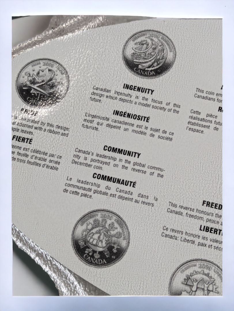 2000 Canadian Millennium Quarter Set