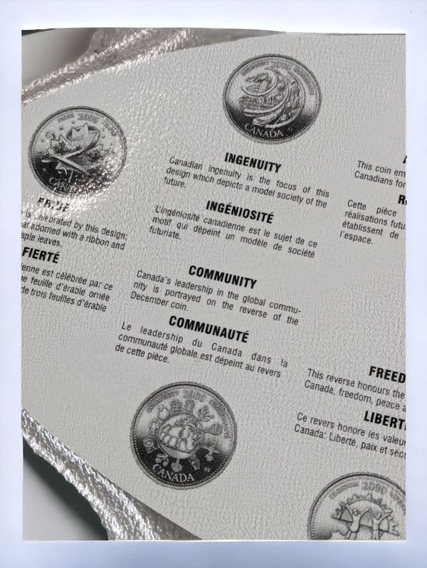 2000 Canadian Millennium Quarter Set