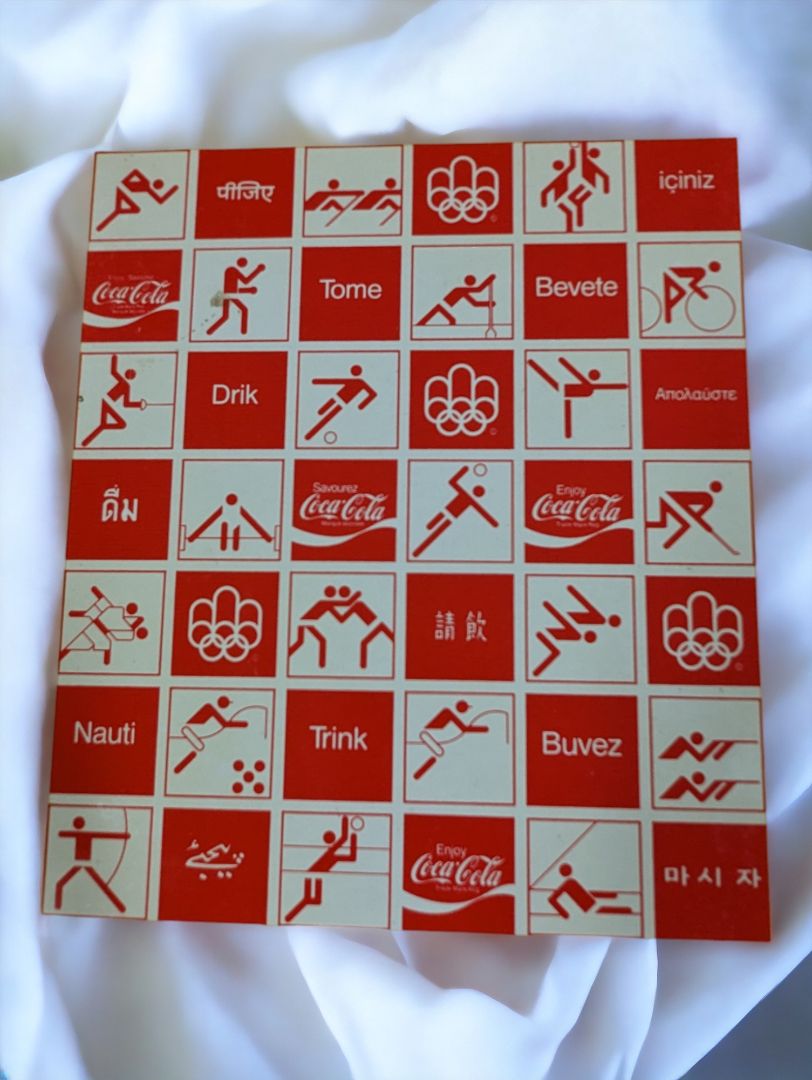 Vintage Coca Cola 1976 Olympics Tray