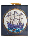 Vintage Art Ship Embroidery 2000