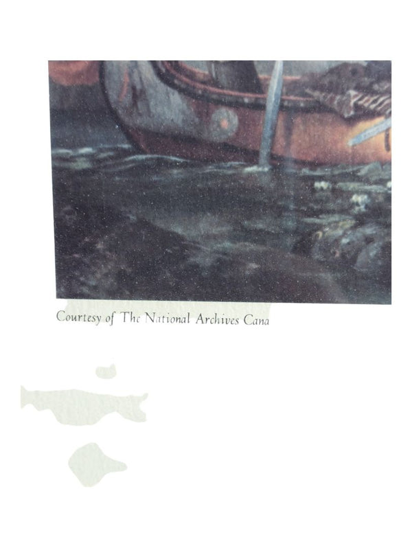 FRANCES ANN HOPKINS ''VOYAGER'S CANOE'' PRINT LITHO