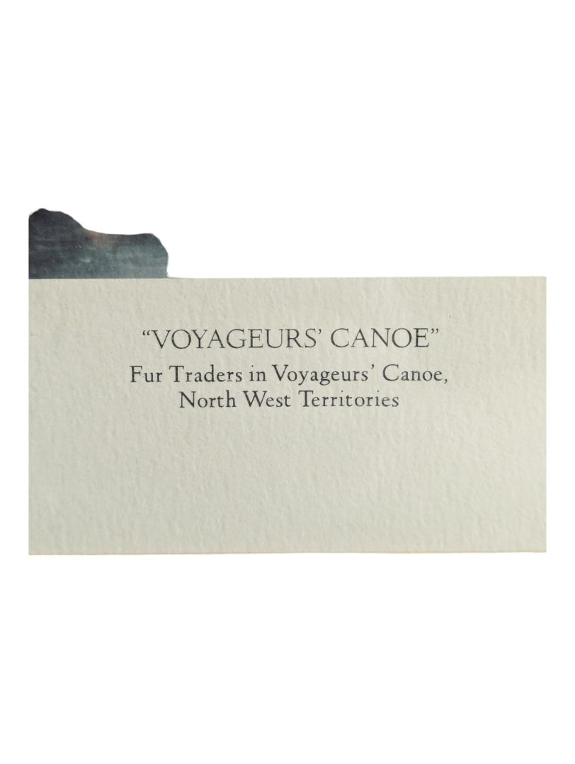 FRANCES ANN HOPKINS ''VOYAGER'S CANOE'' PRINT LITHO