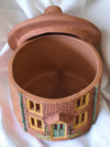 Traditional Decorative Clay House-Tea light
