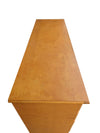 Wood desk, 7 drawers