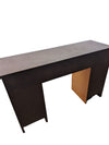 Wood desk, 7 drawers