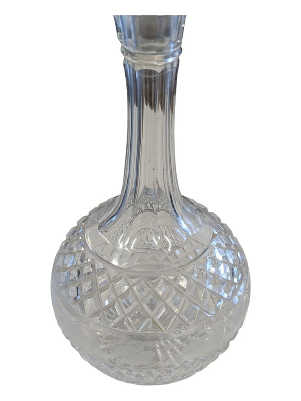 Beautiful Vintage Hand-Cut Crystal Decanter