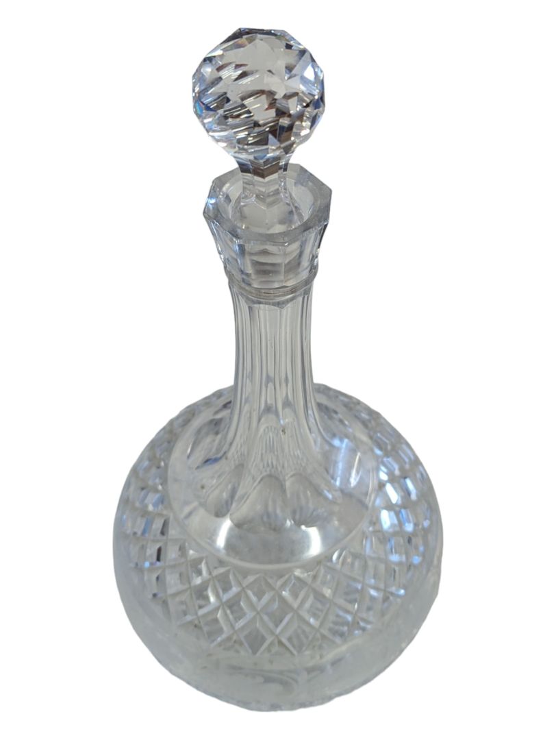 Beautiful Vintage Hand-Cut Crystal Decanter