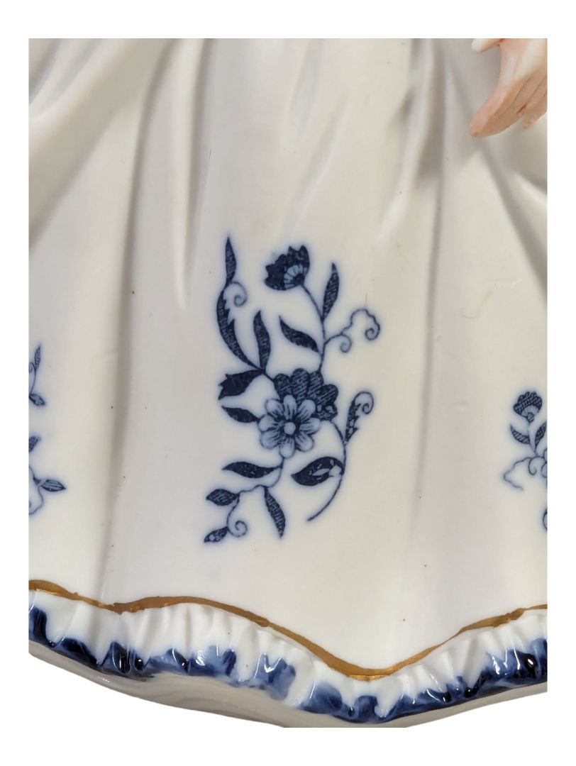 Victorian Dresden-Style Porcelain Bisque Figurine